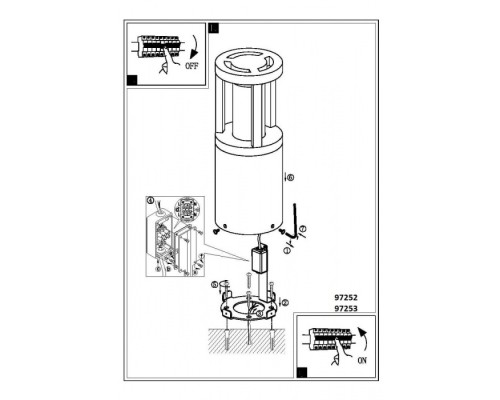 Наземный светильник Gisola 97252 Eglo