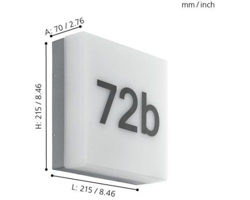 Настенный светильник уличный Cornale 97289 Eglo