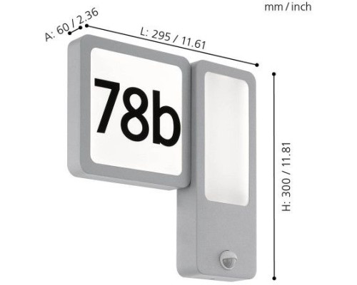 Настенный светильник уличный Cheira 97297 Eglo