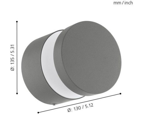Настенный светильник уличный Melzo 97301 Eglo