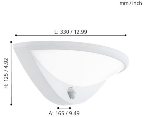 Настенный светильник уличный Belcreda 97311 Eglo