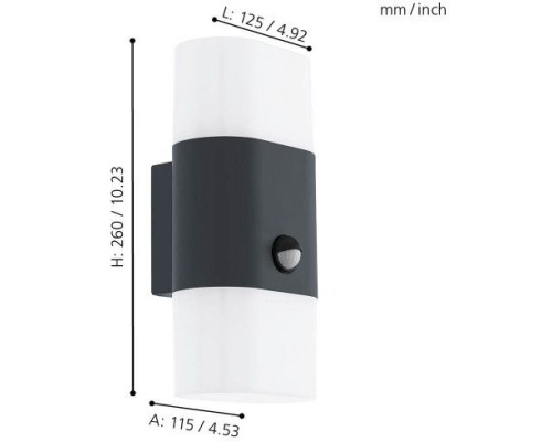 Настенный светильник уличный Favria 1 97314 Eglo