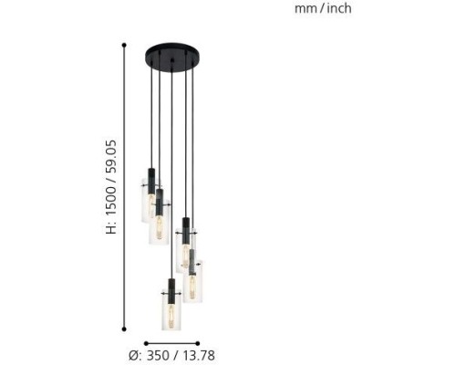 Подвесной светильник Montefino 97368 Eglo