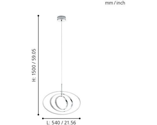 Подвесной светильник Pausia 97435 Eglo