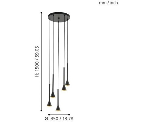 Подвесной светильник Cortaderas 97606 Eglo