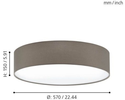 Настенно-потолочный светильник Pasteri 97612 Eglo