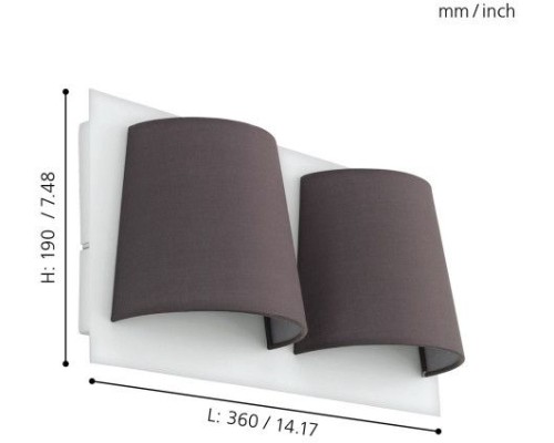 Настенный светильник Serravalle 97625 Eglo