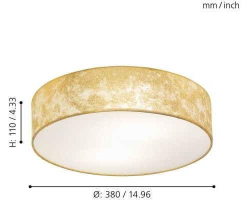 Потолочный светильник Viserbella 97641 Eglo