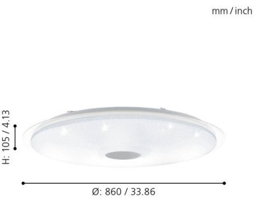 Настенно-потолочный светильник Lanciano 97738 Eglo