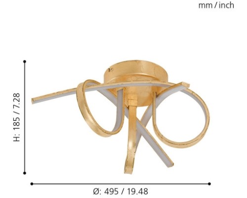 Потолочная люстра Miraflores 97742 Eglo
