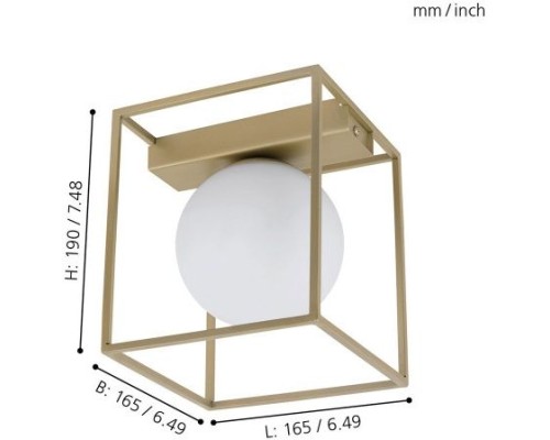 Потолочная люстра Vallaspra 97791 Eglo