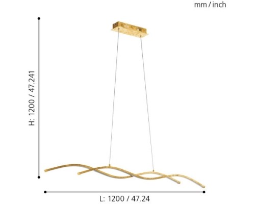Подвесной светильник Miraflores 97837 Eglo