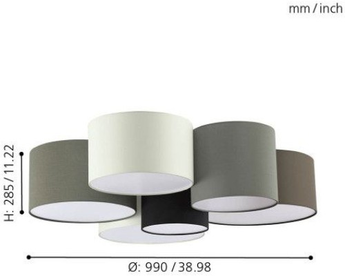 Потолочная люстра Pastore 97838 Eglo