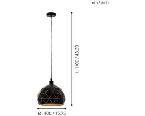 Подвесной светильник Roccaforte 97841 Eglo