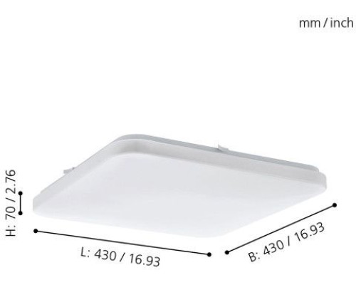 Потолочный светильник Frania 97876 Eglo