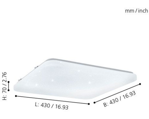 Потолочный светильник Frania-s 97883 Eglo