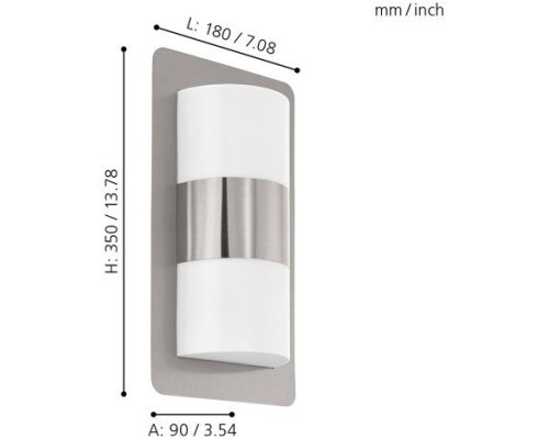 Настенный светильник уличный Cistierna 98085 Eglo