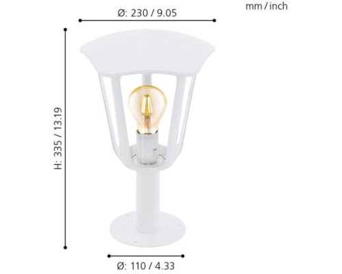 Наземный фонарь Monreale 98117 Eglo