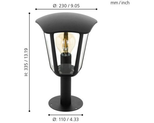 Наземный фонарь Monreale 98122 Eglo