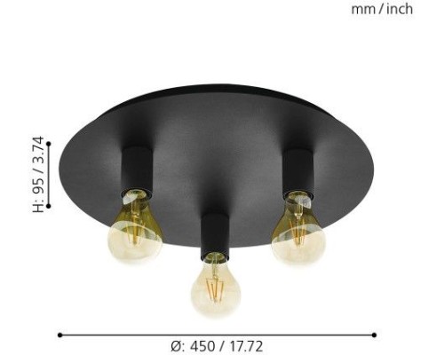 Потолочная люстра Passano 1 98156 Eglo