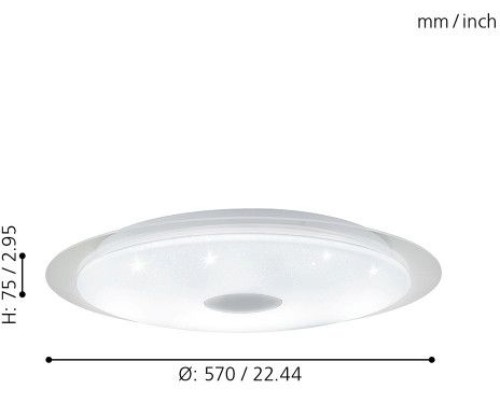 Потолочный светильник Moratica-a 98219 Eglo