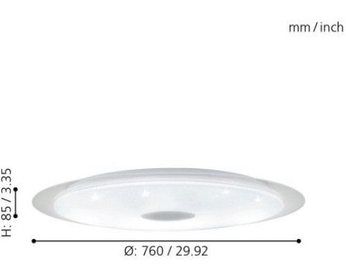 Потолочный светильник Moratica-a 98223 Eglo