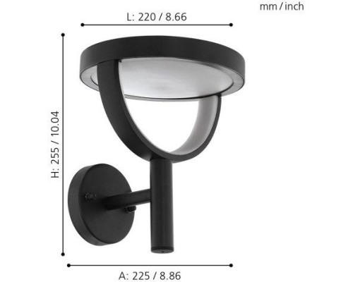 Настенный светильник уличный Francari 98232 Eglo