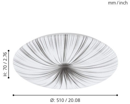 Потолочный светильник Nieves 98326 Eglo