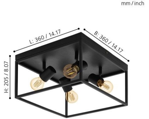 Потолочная люстра Silentina 98334 Eglo