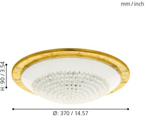 Потолочный светильник Poyatos 98378 Eglo