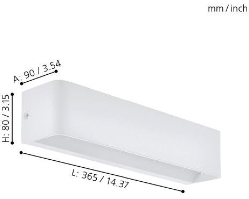 Настенный светильник Sania 4 98423 Eglo