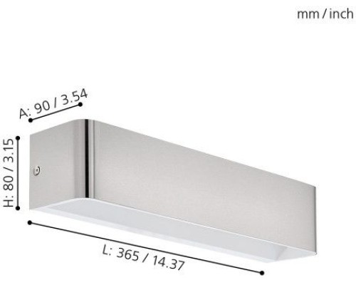 Настенный светильник Sania 4 98426 Eglo