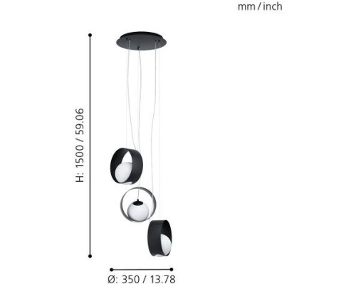 Подвесной светильник Camargo 98441 Eglo