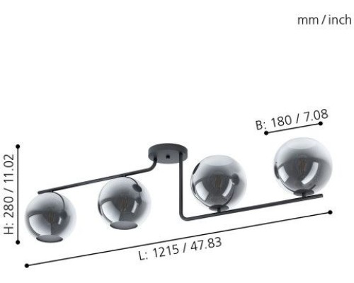 Потолочная люстра Marojales 98515 Eglo