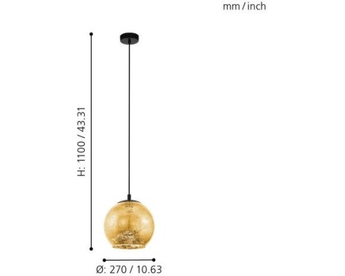 Подвесной светильник Albaraccin 98523 Eglo