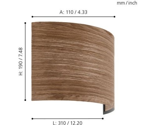 Настенный светильник Cannafesca 98549 Eglo