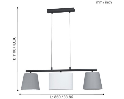 Подвесной светильник Almeida 1 98587 Eglo