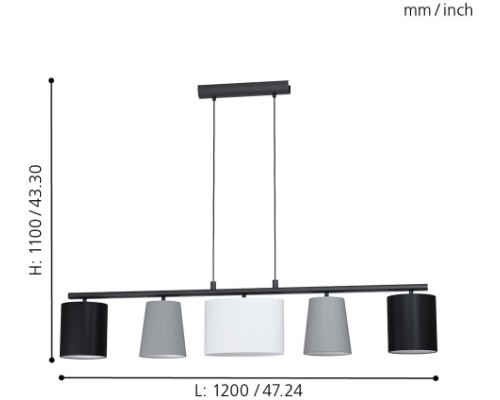 Подвесной светильник Almeida 1 98588 Eglo