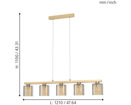 Подвесной светильник Castralvo 98592 Eglo