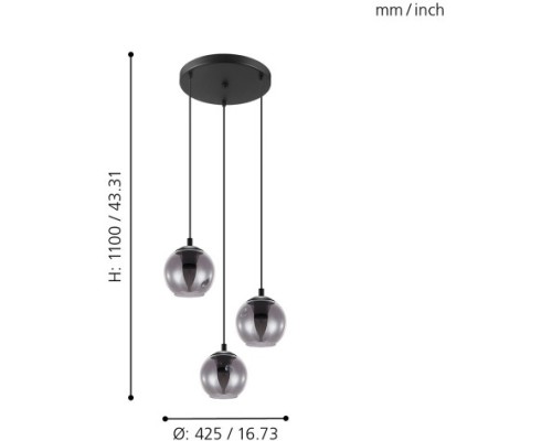 Подвесной светильник Ariscani 98653 Eglo