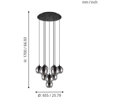 Подвесной светильник Ariscani 98654 Eglo