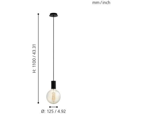 Подвесной светильник Pozueta 98661 Eglo
