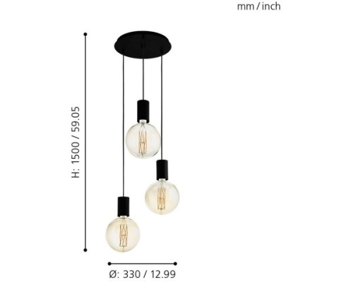 Подвесной светильник Pozueta 98663 Eglo