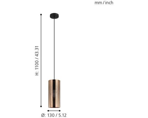 Подвесной светильник Tabiago 99016 Eglo
