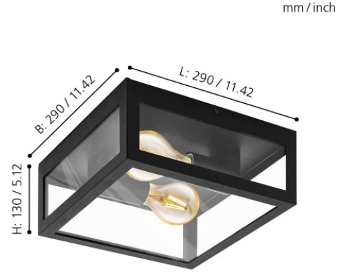 Настенно-потолочный светильник Amezola 99122 Eglo