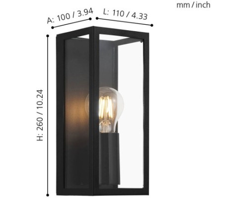 Настенный светильник Amezola 99123 Eglo