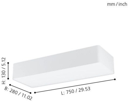Потолочный светильник Posaderra 99298 Eglo
