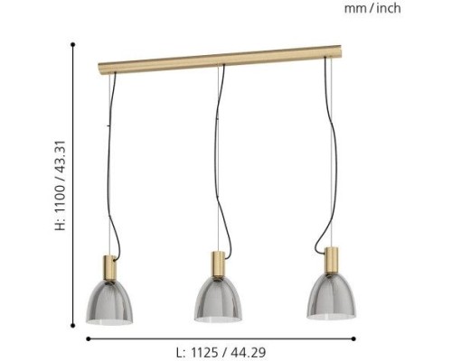 Подвесной светильник Lebalio 99314 Eglo