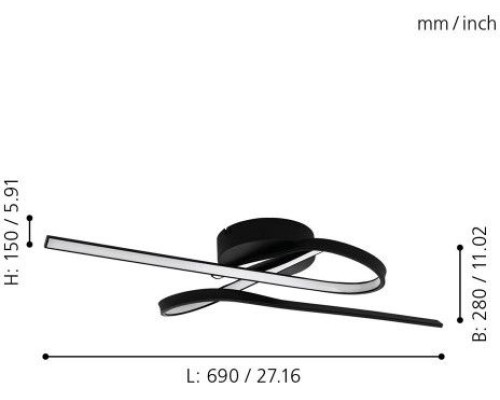 Потолочная люстра Selvina 1 99323 Eglo