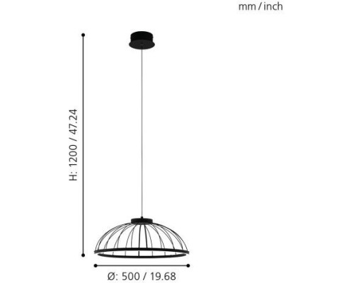 Подвесной светильник Bogotenillo 99403 Eglo